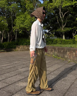 Stopper Shirring Pants