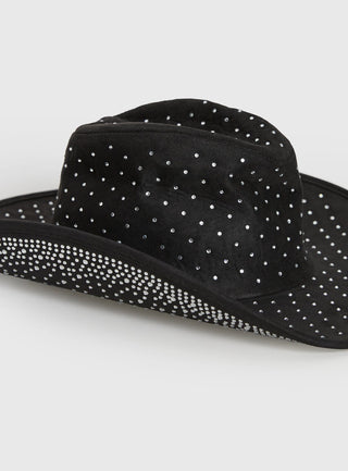 Tennessee Diamante Cowboy Hat Black