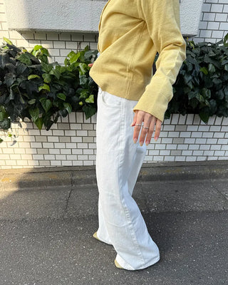 Back-belt wide-leg pants