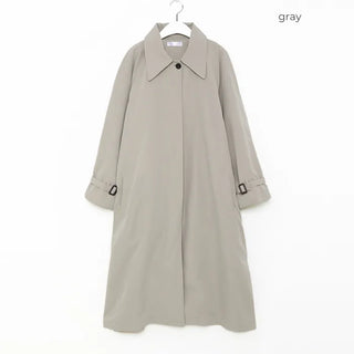 Oversized single trench coat