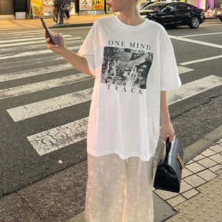 Square print T-shirt