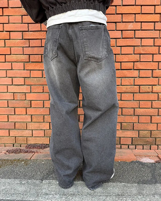 Vintage Wash Curved Denim