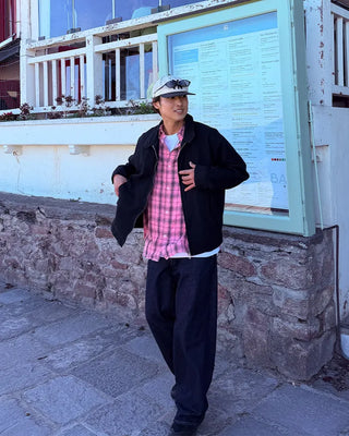 Cotton shirt jacket
