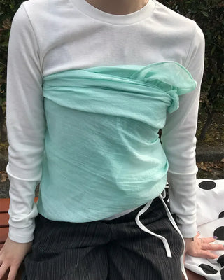 Simple color scarf