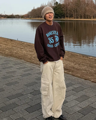 Color-block cargo pants