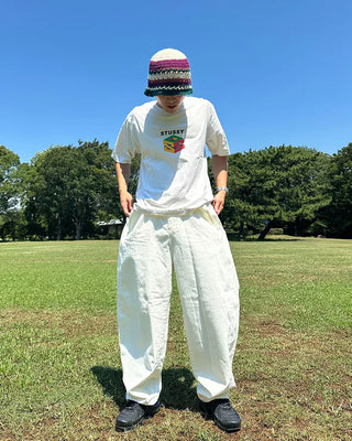 Rainbow Knit Bucket Hat