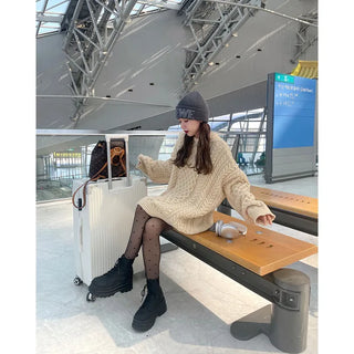Cable knit oversized fit