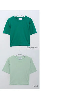 Basic T-shirts in various colors
