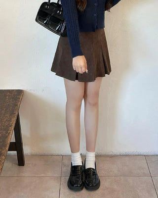 Round-toe penny loafers
