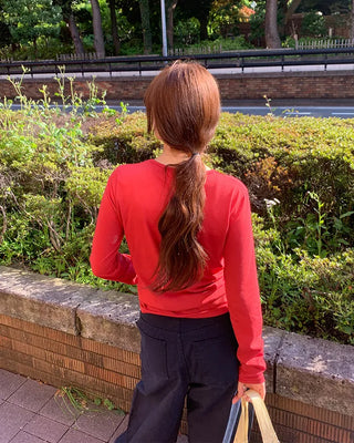Tencel layered T-shirt