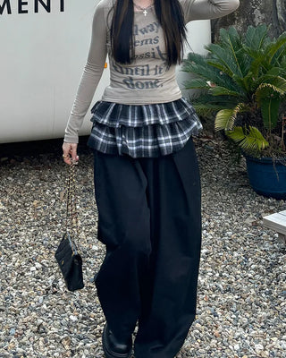 Lettering See-Through T-Shirt
