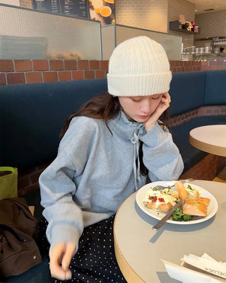 String Ribbon Sweatshirt