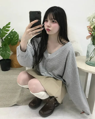 Pintuck mini skirt
