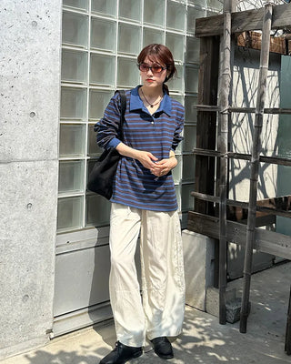 Side lace sweatpants