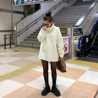 Turtleneck long knit