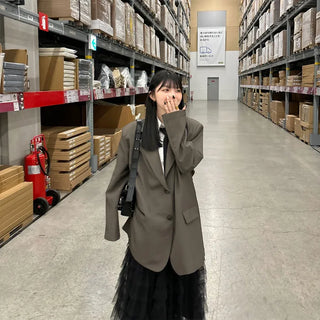 Oversized Solid Jacket