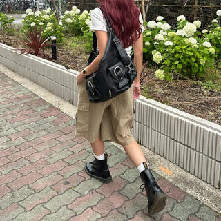 2 Circle Shoulder Backpack