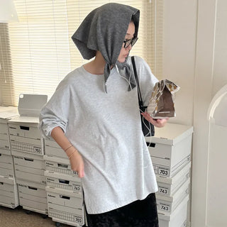 Side-slit boxy T-shirt
