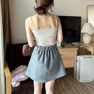Basic Square Sleeveless Top