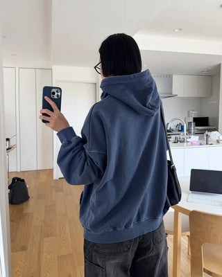 Colored pullover hoodie