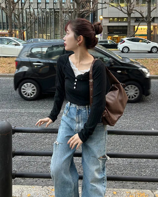 Side belt shoulder bag