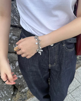 Pearl chain bracelet