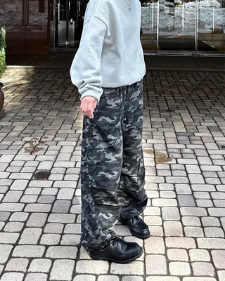 (Unisex) Camouflage Drawstring Pants