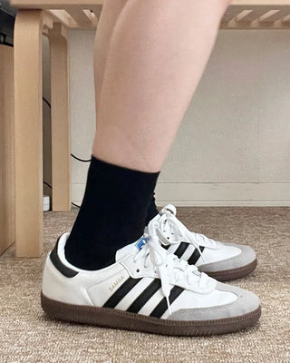 Warm-colored simple socks