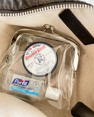 mini mini clear pouch