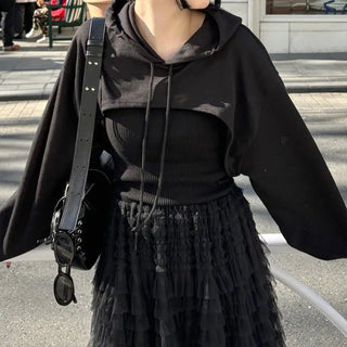 Bolero Hooded Sweatshirt