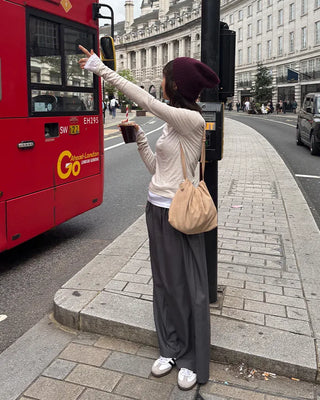 Side-button slacks