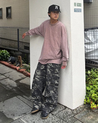 Camouflage cargo pants