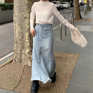 Patterned sheer mellow t-shirt