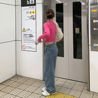 Rib-knit zip-up