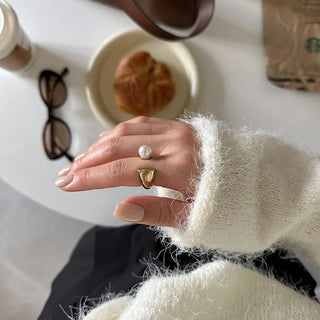 Pearl open ring