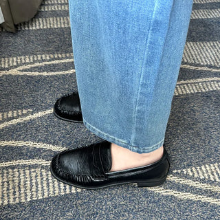 Shirring loafers