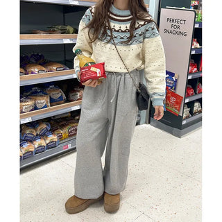 Nordic U-neck knit