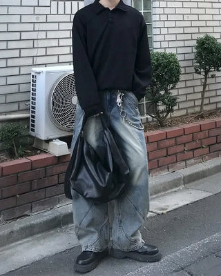 Leather crossbody bag