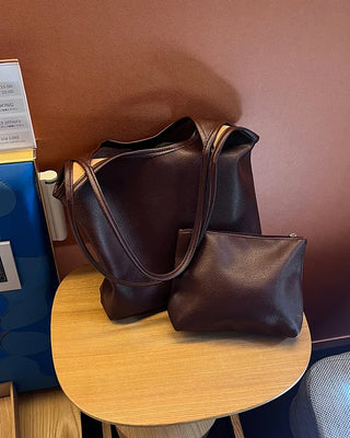 Eco-leather Triangle Shoulder Bag