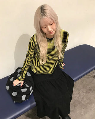 Polka Dot Big Shoulder Bag
