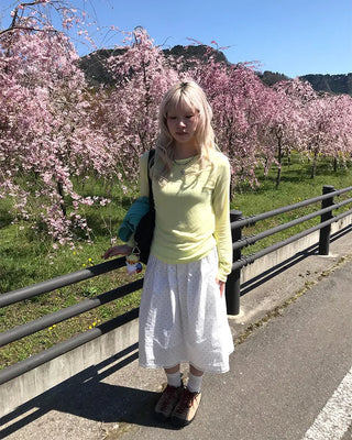 Colorful Tencel T-shirt