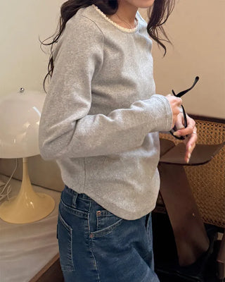 Lace Long Sleeve T-Shirt