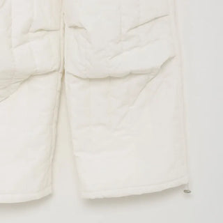 Quilted string pants