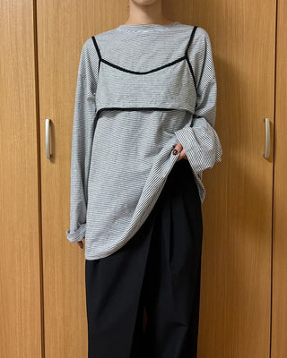 Layered Set Long T-Shirt