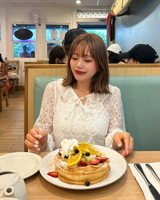 Frill neck sheer blouse