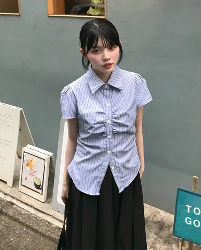 Cap sleeve shirt