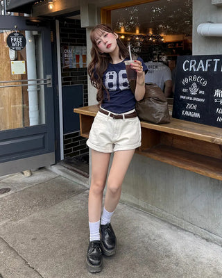 86 Numbering Slim T-Shirt