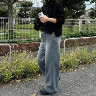 Vintage-like washed denim