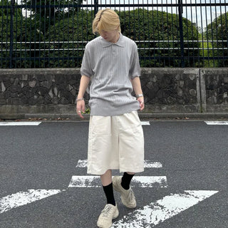 (Unisex) Banded Bermuda Shorts