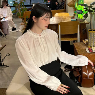 Shirred blouse